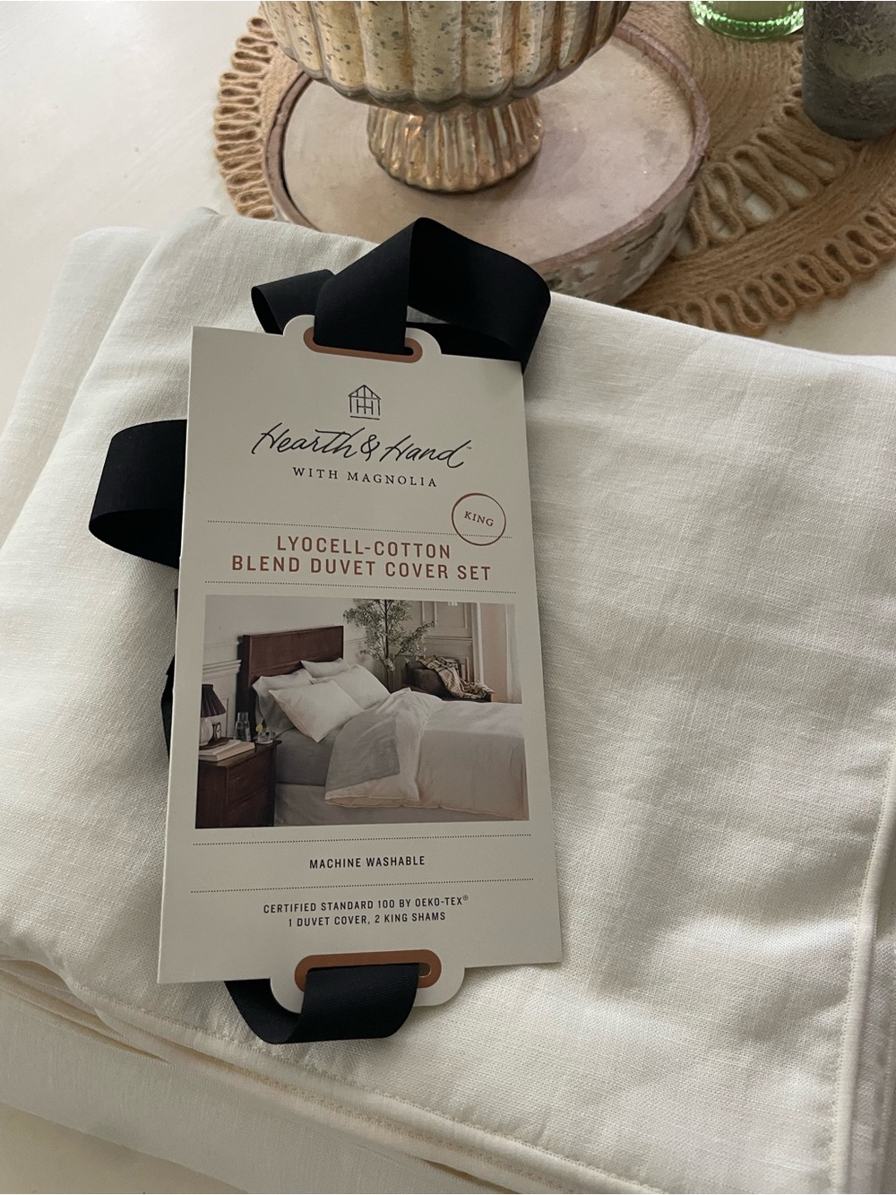 King Duvet Cover Set - Cream